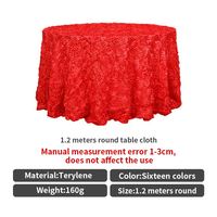 Nappe ronde blanche tissée moderne en polyester de luxe pour mariage et événements