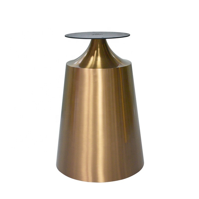 Industrial Chic Style Furniture Hardware Rose Gold Plating Table Base Furniture Legs