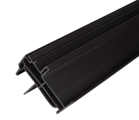 Profilés d'extrusion en plastique PVC UPVC durs et flexibles personnalisés en usine Cadres de porte Bandes de clôture