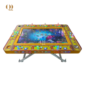 QIQU Lowest Price Best Quality Durable 55 Inch 8 Player Foldable <strong>Fish</strong> <strong>Game</strong> Arcade <strong>Table</strong> IGS Ocean King Series - Product Image 3