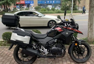 Haojue <span class=keywords><strong>Suzuki</strong></span> DL250 Adventure Tourer - <span class=keywords><strong>3</strong></span> valises d'origine, siège confortable, hauteur de selle basse de 795 mm pour les longs trajets - Product Image 2