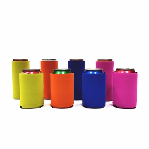 Manchon isotherme réutilisable en néoprène épais pour bouteille de bière courte, avec fermeture éclair, collection 2025 – Idéal pour les fêtes - Product Image 1