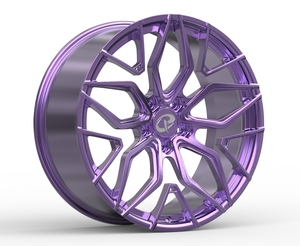 Tùy chỉnh 17 18 19 20 21inch 5x112 5x120 lõm sâ<span class=keywords><strong>u</strong></span> Trọng lượng nhẹ hợp kim mà<span class=keywords><strong>u</strong></span> tím rèn vành bánh xe cho M3 G80 G20 G21 - Product Image 2