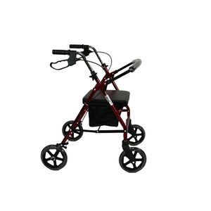Junneng JN612LH Aluminum <strong>Frame</strong> Assisted <strong>Walking</strong> Wheelchair Adult Disability Walker <strong>With</strong> <strong>Seat</strong> Labor Saving Rollator <strong>with</strong> Basket - Product Image 2
