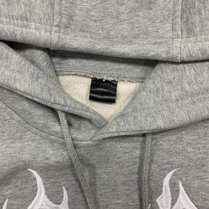 Sudadera Unisex Gris Peso Pesado 500 GSM French Terry Full Zip Street Wear Personalizable Oversized 100% Cotton Winter Print - Product Image 5