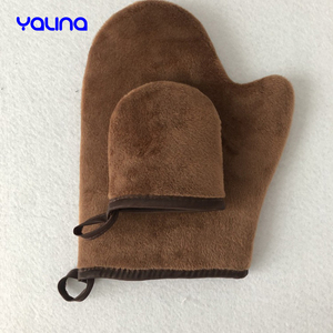 Vente en gros Gants autobronzants personnalisés <span class=keywords><strong>Applicateur</strong></span> noir/marron Lavable en machine - Product Image 2