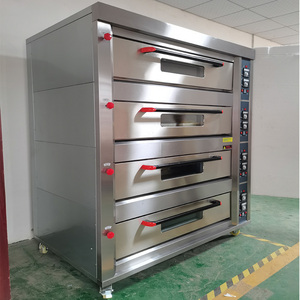 Large Capacity 4 Deck 16 <b>Tray</b> Gas Deck <b>Oven</b> Bakery Shop Professional Cake Bakery <b>Ovens</b> Sale Professional Bakery <b>Oven</b> - Product Image 2