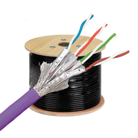 Kabel Jaringan UTP CAT5 CAT5E CAT6 CAT6A CAT7 24AWG Tembaga Murni Kabel Patch Ethernet LAN untuk Router Komputer