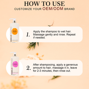 Shampooing réparateur profond avec logo personnalisé pour la prévention de la perte de cheveux à base de He Shou Wu naturel et biologique, <span class=keywords><strong>sans</strong></span> <span class=keywords><strong>sulfate</strong></span>, et après-shampooing - Product Image 5