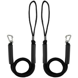 5 Feet Thuyền <span class=keywords><strong>Dock</strong></span> Lines & Dây Neo Có Thể Kéo Dài <span class=keywords><strong>Dock</strong></span> Ties Bungee Dây Cho Thuyền-Đen - Product Image 5