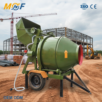 MHF Custom Standard JZC 5.5KW 350L Bétonnière à tambour renforcé pour le mélange du ciment, équipement pour petites ateliers de préfabrication