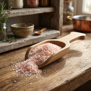 Sel de table naturel rose foncé de l'Himalaya comestible en poudre, sel de cuisson, emballage personnalisé, condiments au sel de l'Himalaya - Product Image 1