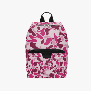 Nuovo Zaino <span class=keywords><strong>Rosa</strong></span> Mimetico da <span class=keywords><strong>Donna</strong></span>, Zaino alla Moda con Stampa Cloud Camo, Resistente all'Acqua, Grande Capacità, per Laptop e Uso Quotidiano - Product Image 1