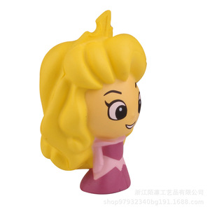 Tpe Fidget Toy Aurora Cartoon Character Slow <b>Rebound</b> Stress Relief For Kids 8 13 Years Unisex - Product Image 3