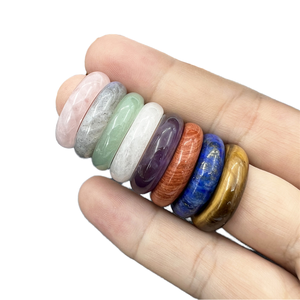 Hot Sale Trendy Resin Finger <b>Ring</b> Natural Gift Party - Product Image 1