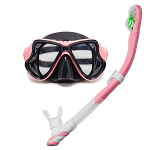 Máscara de snorkel y juego de snorkel seco de silicona, duradero, unisex, para natación y buceo - Product Image 1