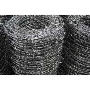 Galvanized Single Twisted Plastic Barbed Wire 100m