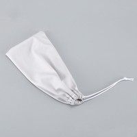 Portable microfibre cordon lunettes sac de rangement pochette en tissu doux pour lunettes écouteurs bijoux