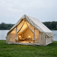 Tente gonflable automatique portable en tissu Oxford résistante aux intempéries, grande capacité, pour les voyages en famille en plein air