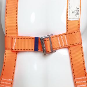 Arnés de Seguridad de Cuerpo Completo con Doble Gancho de 5 Puntos, Rojo y Negro, para Escalada en Roca, Trabajo en Altura, Rescate de Incendios - Product Image 4