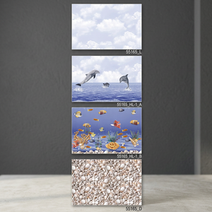 Productos de gran oferta, azulejos interiores de cerámica de 300x450mm, precio de 12x18, diseño de inodoro, azulejos de mármol de pared brillantes de 30x45cm para paredes de baño - Product Image 1