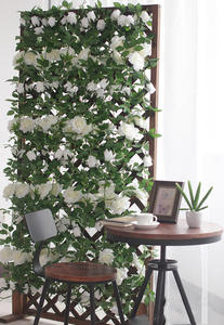 結婚式のための人工的な白い赤いシルクローズ長い花結婚式の結婚金の花ガーランドつる結婚式のバレンタインデーの結婚 - Product Image 5