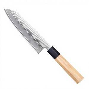 <span class=keywords><strong>PAUDIN</strong></span> 2-teiliges 7'' Handgefertigtes Professionelles 67-Lagen Kohlenstoffstahl Japanisches Küchenmesser-Set Beidhändig Verwendbar Einweg - Product Image 1