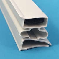 Burlete Magnético de Goma para Congelador Tira de Sello Plástico para Puerta de Refrigerador Junta de Perfil