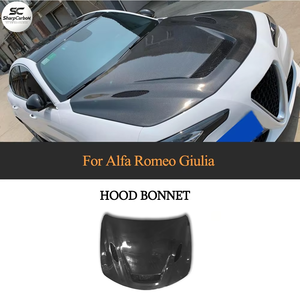 Cubierta de Capó de Fibra de Carbono para <span class=keywords><strong>Alfa</strong></span> <span class=keywords><strong>Romeo</strong></span> <span class=keywords><strong>Giulia</strong></span> Sedán 2017-2020 - Product Image 5