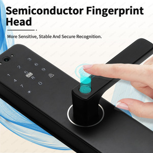 Tuya 6068 Lỗ mộng mèo mắt thông minh Ổ khóa cửa an ninh Màn hình LED cerradura Ổ khóa cửa với chuông cửa cho căn hộ gia đình - Product Image 2