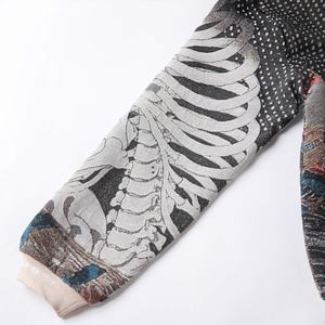 Sudadera con Capucha Personalizada con Logotipo, Estilo Y2K, Lavado Ácido, Estampada, de Felpa, 500 g/m², Algodón, para Hombre, Tejido Jacquard, Otoño - Product Image 6