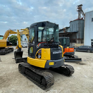Mini-excavatrice sur chenilles Komatsu PC55 d'occasion de haute qualité, 5 tonnes, moteur Isuzu, composants essentiels, 2020, capacité de la benne de 0,15 m³ - Product Image 1