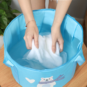 Bassin de lavage portable pliable en PEVA imperméable multi-usage pour les pieds, idéal pour les voyages, les dortoirs et la lessive, pour adultes - Product Image 3