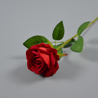 Hochwertige Künstliche Rosen Realistische Seidenblumen in Lila/Blau/Rosa/Weiß/Rot für Partydekoration und Weihnachten