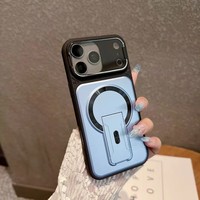Support magnétique invisible pour voiture, coques arrière pour iPhone 18 Pro Max 17 Air 16 15 14 Plus 13 12 11 Pro Max, compatible charge sans fil