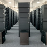 Altavoz Line Array de 10 Pulgadas para Exteriores de Alta Potencia de 500 W, Sensibilidad de 104 dB, Equipo de Sonido Profesional para Eventos y Giras, Negro, 50 Hz-20 kHz
