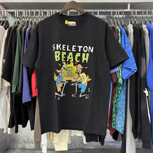 <span class=keywords><strong>Ropa</strong></span> de Diseñador, Moda Casual, Camisetas de Algodón para Hombre y Mujer, Cuello Redondo, Transpirables, Manga Corta - Product Image 5