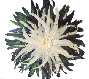Commercio all'ingrosso moderno specchio interno nordico Boho africano muro di arte piuma Juju cappello decorazione della <span class=keywords><strong>parete</strong></span> per la decorazione della casa di natale <span class=keywords><strong>soggiorno</strong></span> - Product Image 1