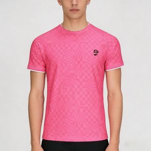 Camisetas Deportivas de Manga Corta al por Mayor, Personalizadas con Logotipo, de Secado Rápido, Ligeras, de Poliéster, para Fitness, Casual, Maratón, Gimnasio y Running - Product Image 4
