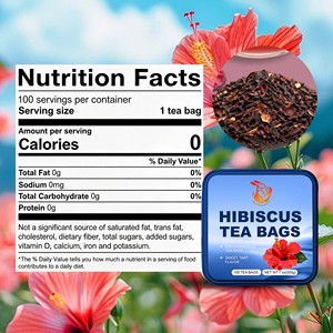 OEM ODM Hibiscus Tea Bags Liver Kidney Health Support Boost Immunity Strengthen <b>Your</b> Defense Boost <b>Your</b> Vitality - Product Image 2