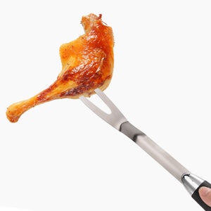 Juego de 3 Utensilios para Carne: Tenedor, Espátula y Pinzas de Acero Inoxidable para Parrilla, Accesorios para Cocina al Aire Libre - Product Image 4