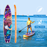 Chine Fournisseur doré Pas cher surf supboard efoil paddle gonflable stand up planche de surf électrique Isup de haute qualité