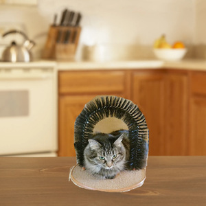 Best Selling cat <b>Toys</b> Arch Scratching Post Grooming <b>Tool</b> Cat Massage Device Face Fur Rubbing Device Itch Relief Device Scratchin - Product Image 2