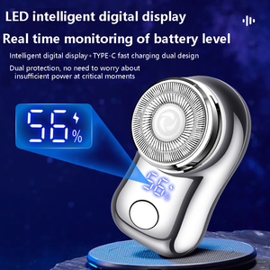 Có Thể Sạc Lại Xách Tay Mini Máy Cạo Râu Điện Nhỏ Gọn Thuận Tiện Sạc Máy Cạo Râu Mạnh Mẽ Điện Máy Cạo Râu Với LED Nhẹ - Product Image 5