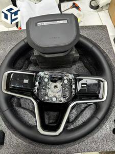 Volant en cuir perforé en fibre de carbone pour Land Rover Sport Range <span class=keywords><strong>SVR</strong></span> L494 L405 <span class=keywords><strong>Evoque</strong></span> Volant en fibre de carbone - Product Image 6
