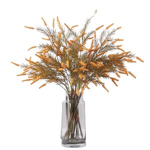 Nuove Decorazioni per la Casa, Pianta Verde Artificiale, Fiori Fatti a Mano in Plastica e Filo Metallico, 85cm, per San Valentino - Product Image 1