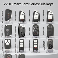 VVDI Smart Card Sub-Machine Blade XM38 & VVDI2 Cloud Sparrow Handheld-Afodi Model China dengan 2-5 Tombol Smart Card Sub-Key