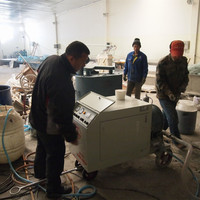 Petite machine à béton mousse pour la production de blocs CLC, facile à utiliser