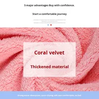 Fabricant Vente en gros Serviette carrée en polaire corail souvenir épaissie absorbante à séchage rapide Cadeau personnalisé Retour ours Maison