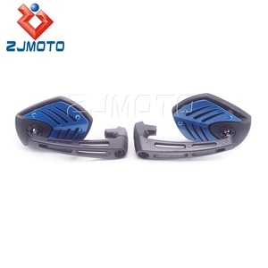 Espejos retrovisores universales para motocicleta Harley, Yamaha, <span class=keywords><strong>Suzuki</strong></span>, Kawasaki, Cruiser, Scooter, 8mm y 10mm - Product Image 4